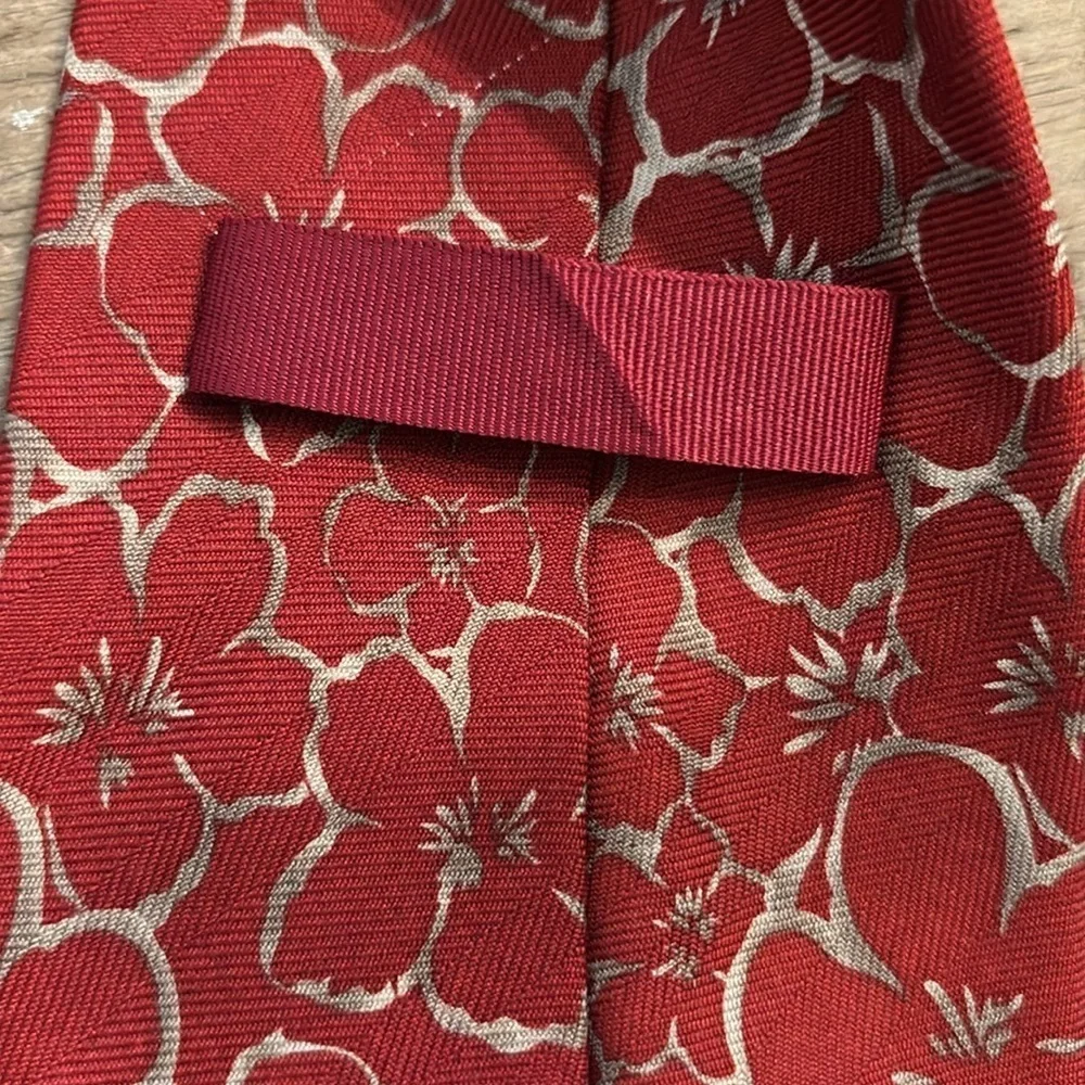 Tommy Bahama Floral Tie. Tropical | 100% Silk | Men’s 58”L | EUC | Hibiscus